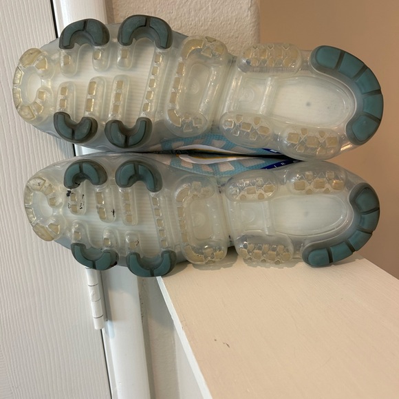 Nike Air VaporMax 2019 SE White Wolf Grey Blue Men's Size 12 CI1240-102 Sneakers - Picture 8 of 9